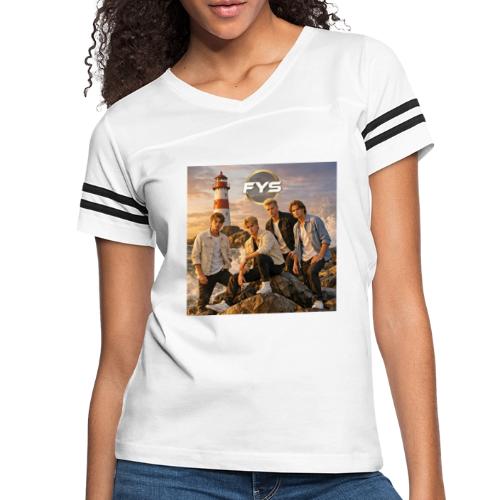 FYS Band - Women's V-Neck Football Tee