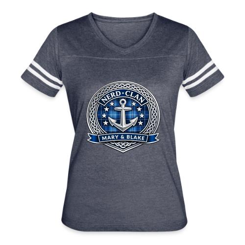 THE NERDCLAN - Women's V-Neck Football Tee