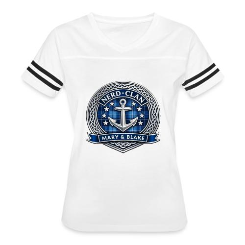 THE NERDCLAN - Women's V-Neck Football Tee