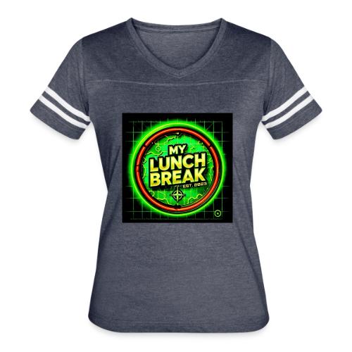 MLB RETRO LOGO 2024 - Women's V-Neck Football Tee