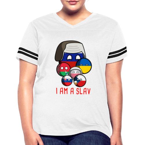I am a Slav! Countryball - Women's Vintage Sports T-Shirt