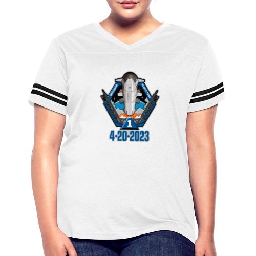 Starship Flight Test 4-20-2023 - Women's Vintage Sports T-Shirt