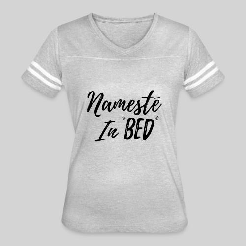 Nameste - Women's V-Neck Football Tee