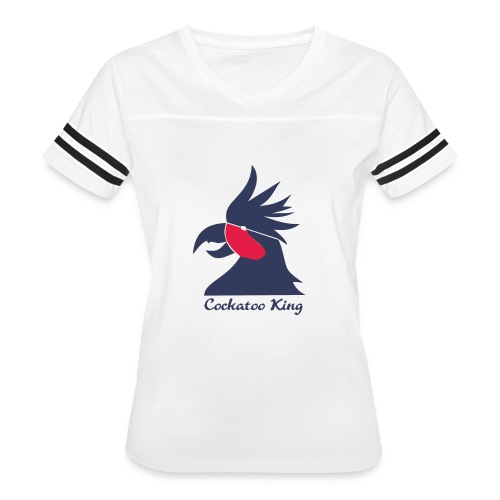 Cockatoo Logo - Women's V-Neck Football Tee