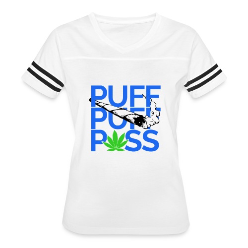 Puff Puff Pass - Women's Vintage Sports T-Shirt