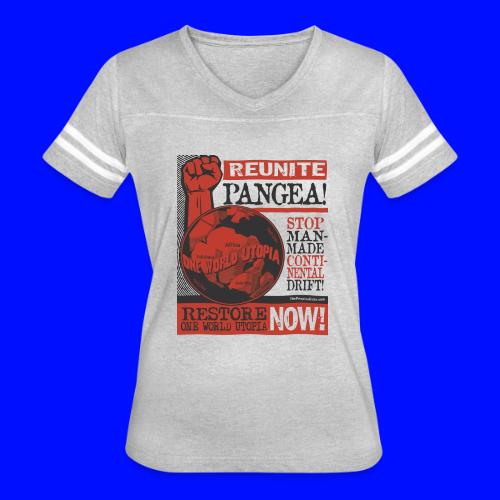Reunite Pangea - Women's V-Neck Football Tee