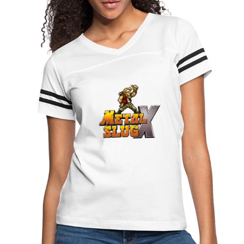 metal slug x victoire t-shirt - Women's V-Neck Football Tee