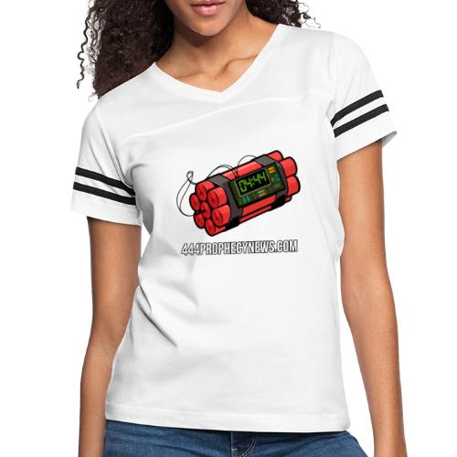 The Clock Is Ticking - Women's V-Neck Football Tee