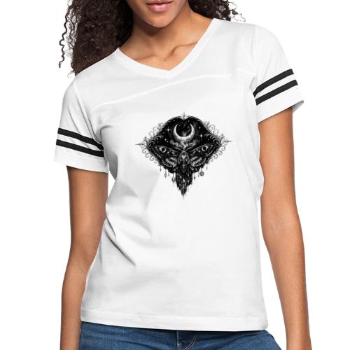 Crescent Moth - Women's V-Neck Football Tee