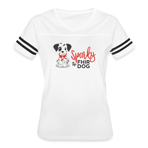 Sparky the FHIR Dog - Women's Vintage Sports T-Shirt