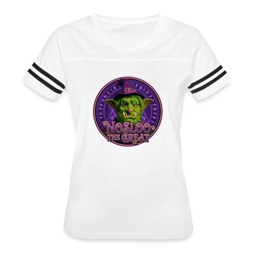 Nosloo the Great - Women's V-Neck Football Tee