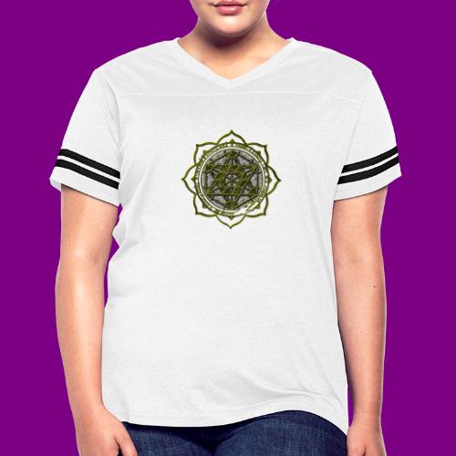Energy Immersion, Metatron's Cube Flower of Life - Women's Vintage Sports T-Shirt