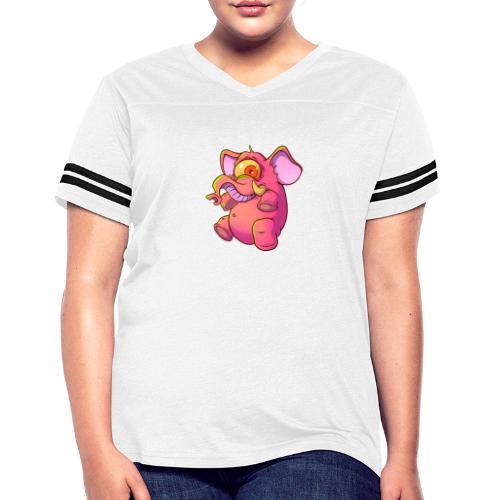 Pink elephant cyclops - Women's Vintage Sports T-Shirt