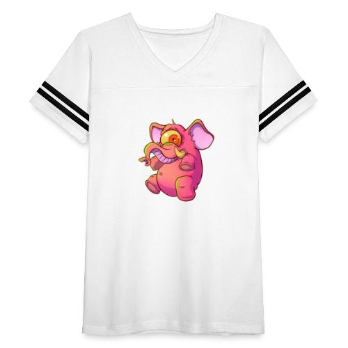Pink elephant cyclops - Women's Vintage Sports T-Shirt