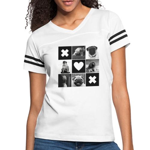 Pug love - Women's Vintage Sports T-Shirt