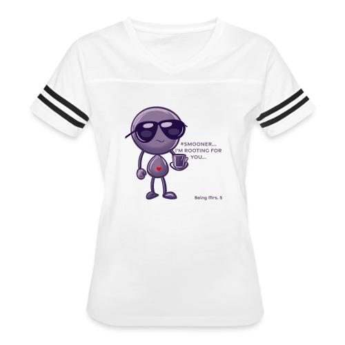Smoon City 16_I'm Rooting For You - Women's V-Neck Football Tee