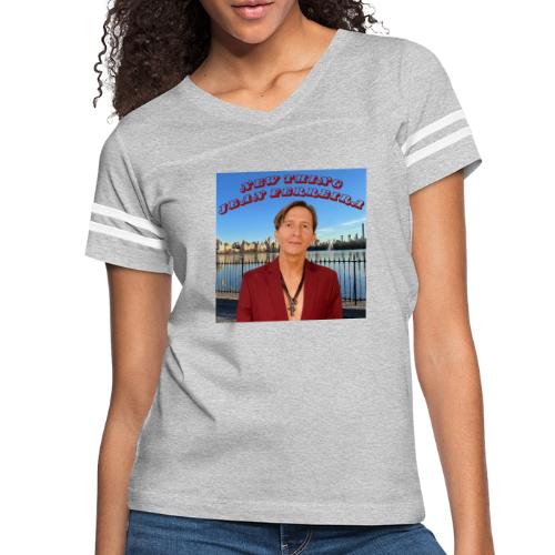 New Thing - Women's V-Neck Football Tee