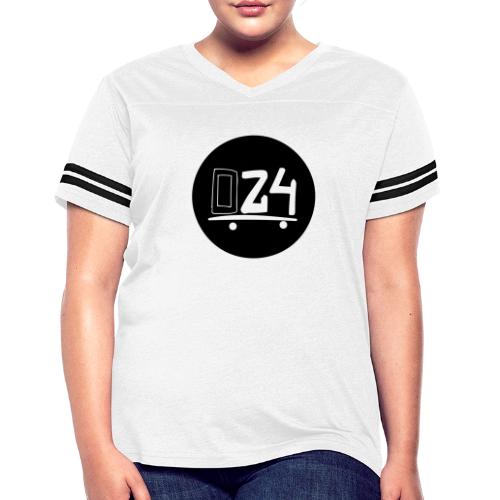 024 - Women's V-Neck Football Tee