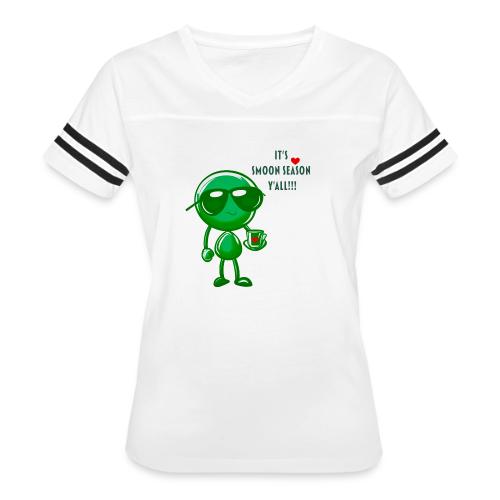 Smoon City_Smoon Season - Women's V-Neck Football Tee