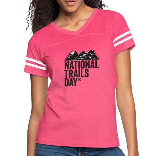 National Trails Day - Women's V-Neck Football Tee