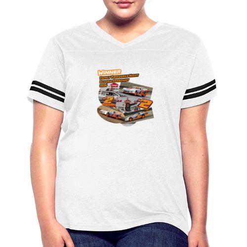 Rob Trent Eldora Speedway FFN#1 Design 1 - Women's V-Neck Football Tee