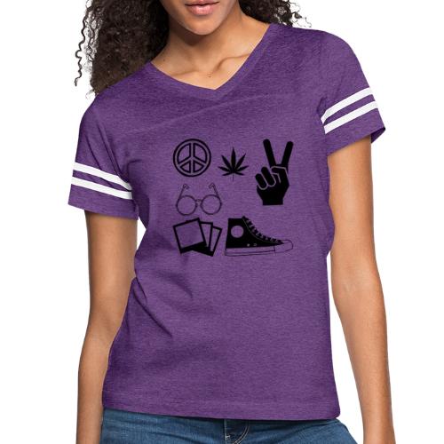 hippie - Women's Vintage Sports T-Shirt