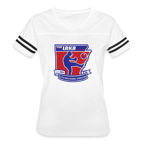 Blue State LRKA - Women's V-Neck Football Tee