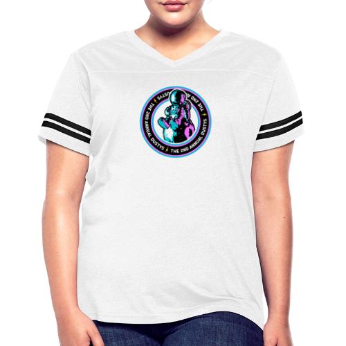 The 2nd Annual DUSTYS! - Women's V-Neck Football Tee