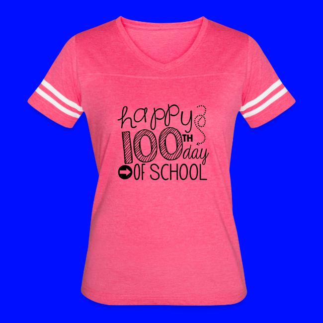 Happy 100th Day of School Arrows Teacher T-shirt