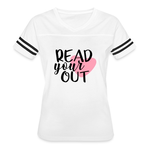 Read Your Heart Out Teacher T-Shirts - Women's V-Neck Football Tee