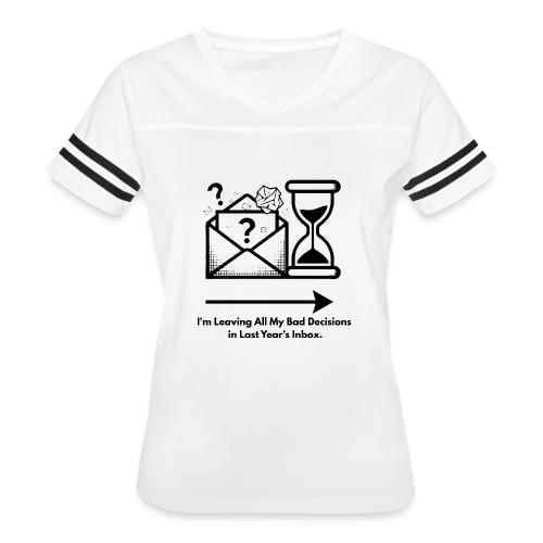 Last Year's Inbox T-Shirt - Women's V-Neck Football Tee
