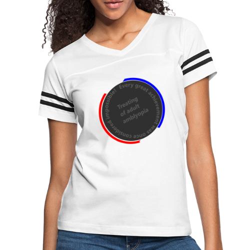 Treating Adult Amblyopia - Women's Vintage Sports T-Shirt