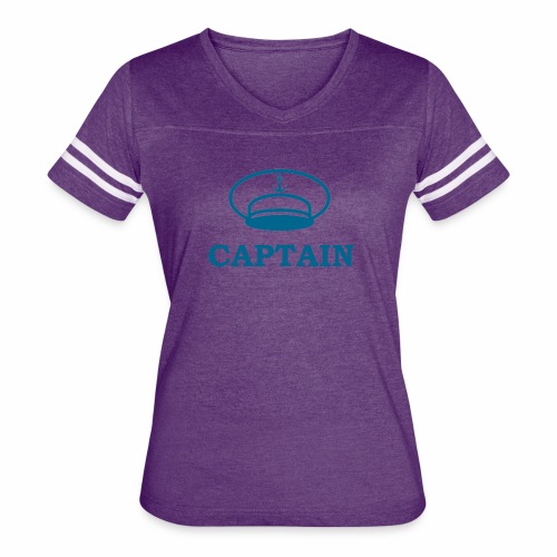 Cruise Captain - Women's V-Neck Football Tee