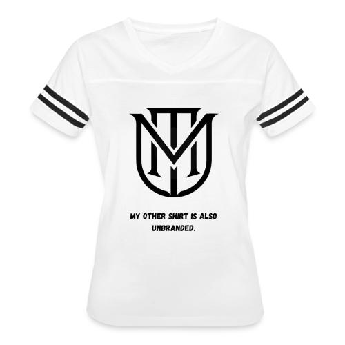 My Other Shirt Is Also Unbranded T-Shirt | Quiet L - Women's V-Neck Football Tee