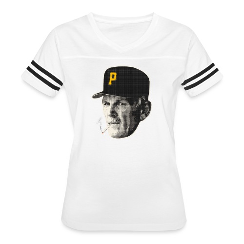 Smokin' Jim (on white) - Women's Vintage Sports T-Shirt