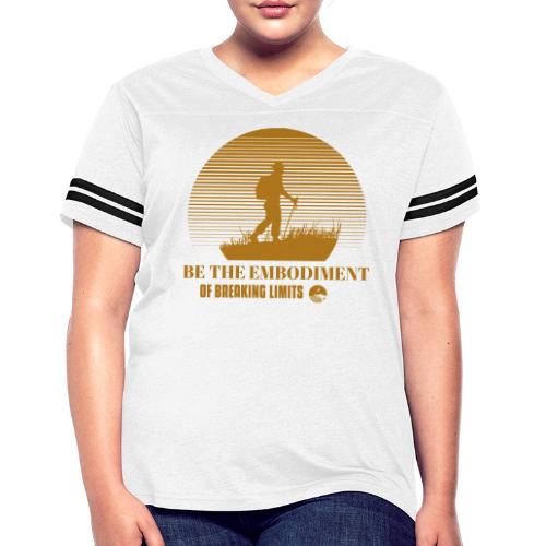 Be The Embodiment Of Breaking Limits - Women's V-Neck Football Tee