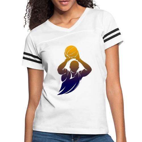 Basketball player - Women's V-Neck Football Tee