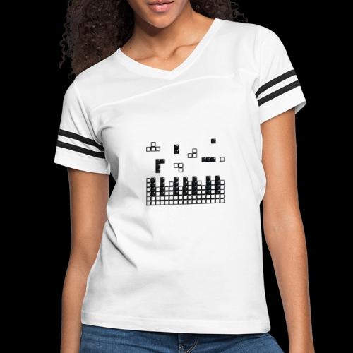 Hit the Brick Piano Keys - Women's Vintage Sports T-Shirt