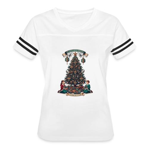 Twelve Days of Christmas T-Shirt - Women's V-Neck Football Tee