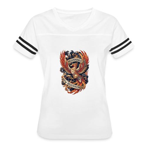 Phoenix New Year T-Shirt - Women's V-Neck Football Tee