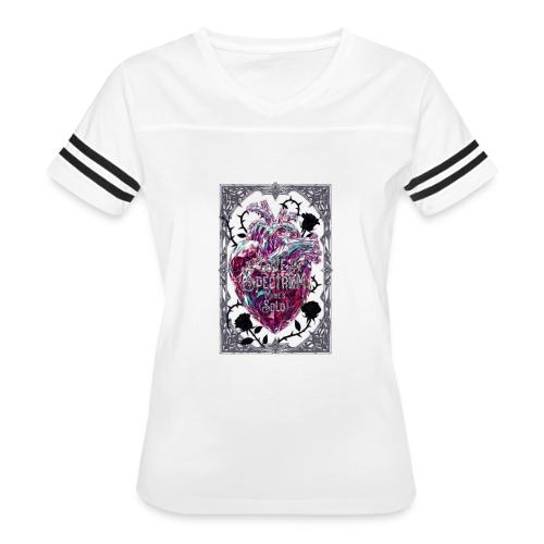 Love is a Spectrum (Mine's Solo) T-Shirt - Women's V-Neck Football Tee