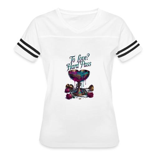 To Love? Hard Pass T-Shirt - Women's V-Neck Football Tee