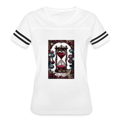 Love Expires (Mine Did First) T-Shirt - Women's V-Neck Football Tee