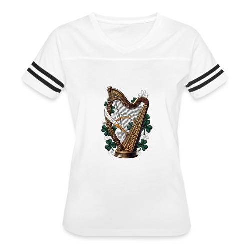 Emerald Harp Shenanigans T-Shirt - Women's V-Neck Football Tee