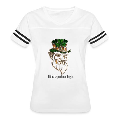 Leprechaun Lantern Mischief T-Shirt - Women's V-Neck Football Tee