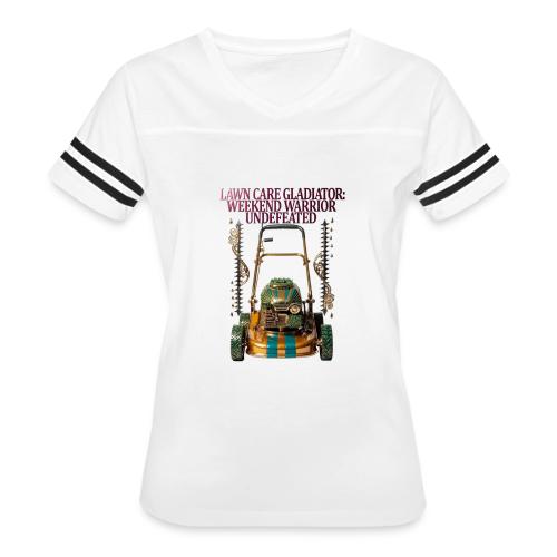 Lawn Care Gladiator T Shirt - Women's V-Neck Football Tee