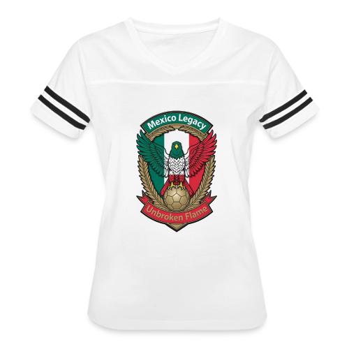 Mexico Eagle Legacy T-Shirt, Mexican Pride Gift - Women's V-Neck Football Tee