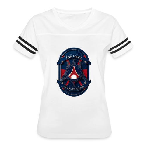 Paris Pride Heritage T Shirt, Soccer Fan Gift - Women's V-Neck Football Tee