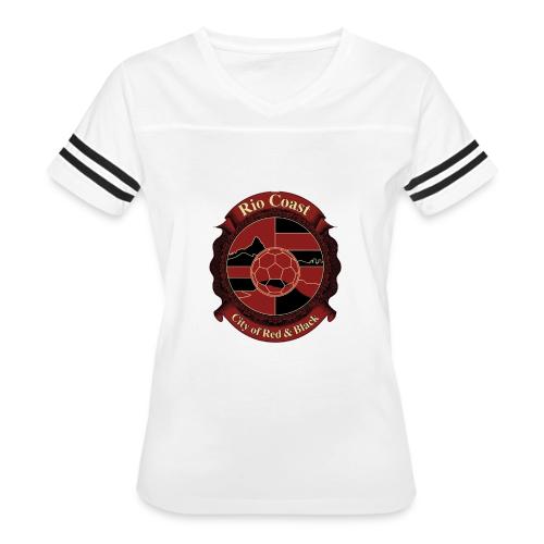 Flamengo Rio Coast T Shirt, Football Pride Gift - Women's V-Neck Football Tee