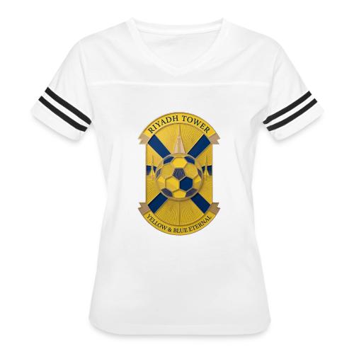 Riyadh Tower T Shirt, Football City Pride Gift - Women's V-Neck Football Tee